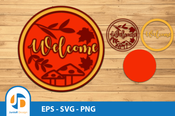 Autumn Welcome Ornament Sign SVG: A 3D SVG Shapes Review