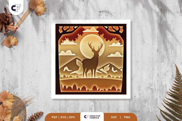 Deer in the Fall 3D SVG: A Designer's Review