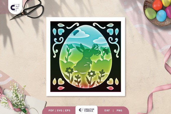 Easter 3D SVG: A Brand Review of the Bunny Shadow Box