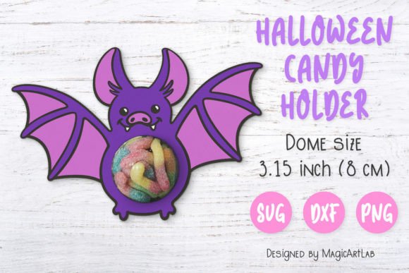 Halloween Bat Candy Dome Cut File: A 3D SVG Shapes Review