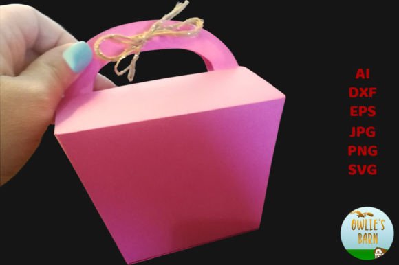Hamper-style Box: 3D SVG Shapes for Sellers