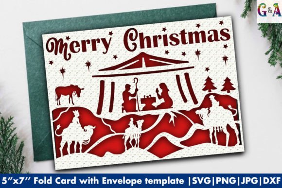 Merry Christmas Card SVG: 3D SVG Shapes Review