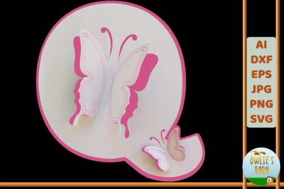 Popup Butterfly Monogram Q: A 3D SVG Shape Review