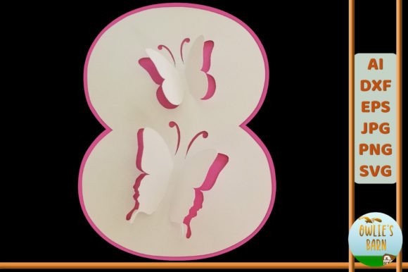 Popup Butterfly Number 8: A Designer's Review for Birthday Projects