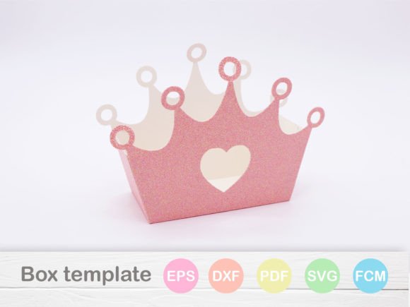 Princess Crown Box Template: 3D SVG Shapes Review