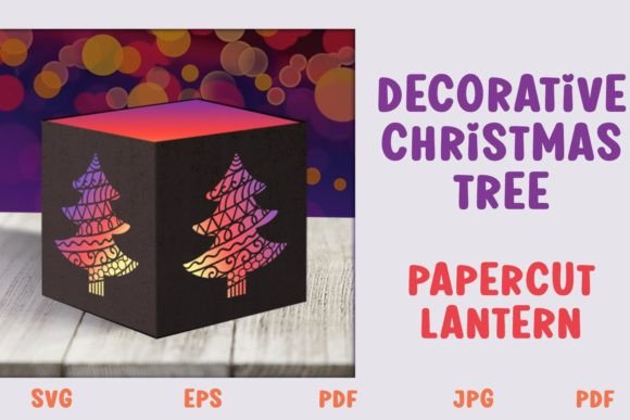 Review: 3D SVG Christmas Tree Lantern for Crafts