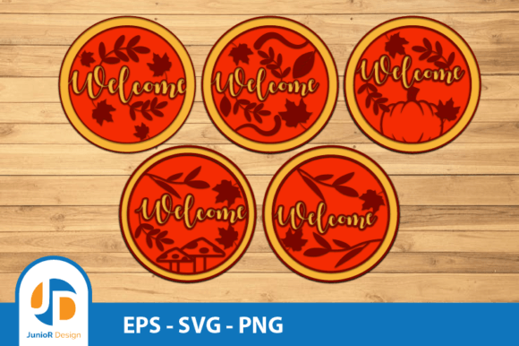 Review: Autumn Welcome Ornament Sign SVG Bundle